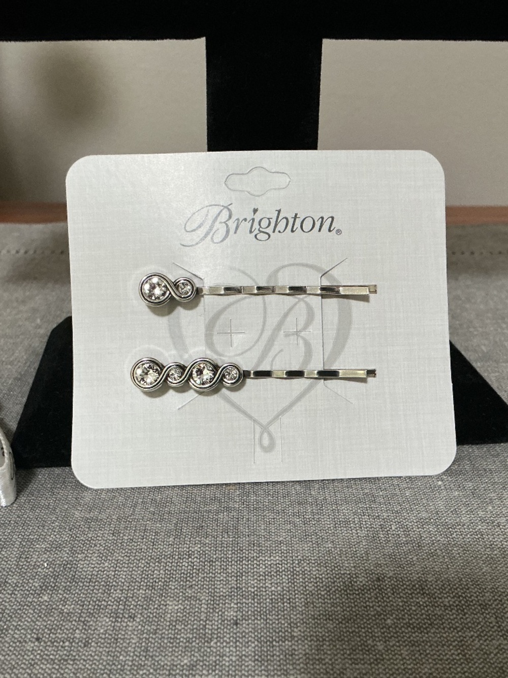 Brighton Infinity Sparkle Hair Pins - New